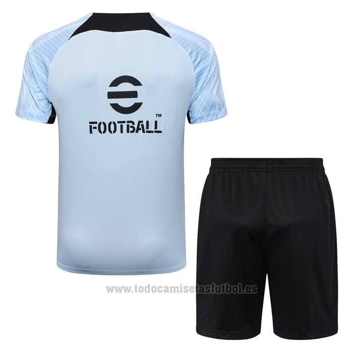 Chandal del Inter Milan Manga Corta 2023-2024 Azul - Pantalon Corto